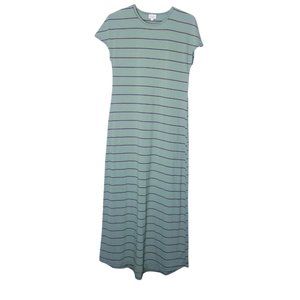 LulaRoe Striped Maria Maxi Dress Women Size XS
